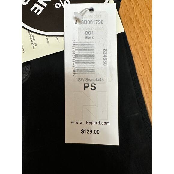 Peter Nygard Black Genuine Leather Suede Vest Women’s Small PS NWT - Picture 6 of 8